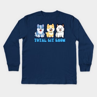 Total Shit Show Kids Long Sleeve T-Shirt